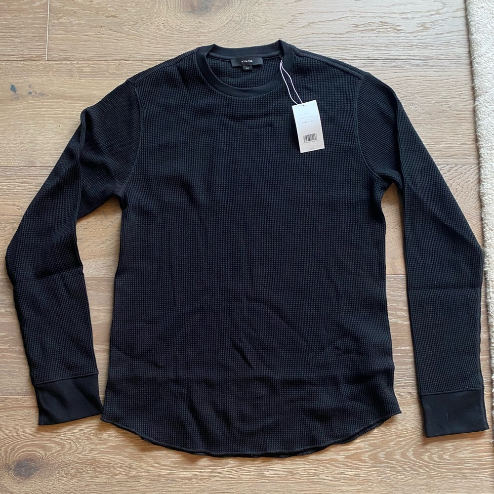 BRAND NEW W/TAGS Vince Long Sleeve Ribbed Shirt - Original Retail: $165 -Size: S